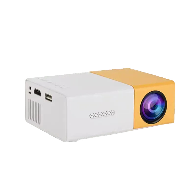 YG300 Built-In Speaker, Supports High-Definition 1080P, Handheld Mini Entertainment Portable Home LED Projector