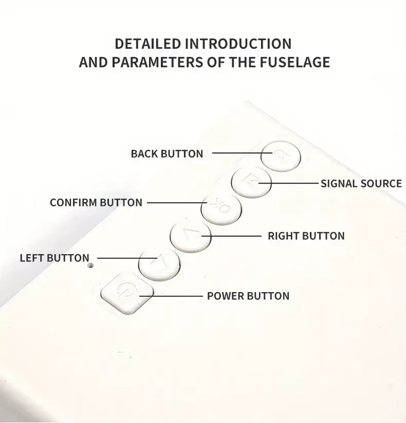 YG300 Built-In Speaker, Supports High-Definition 1080P, Handheld Mini Entertainment Portable Home LED Projector